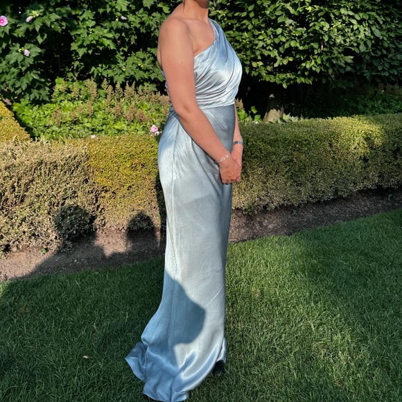 SHONA JOY- La Lune Gathered One Shoulder Maxi Dress - Picture 2 of 6